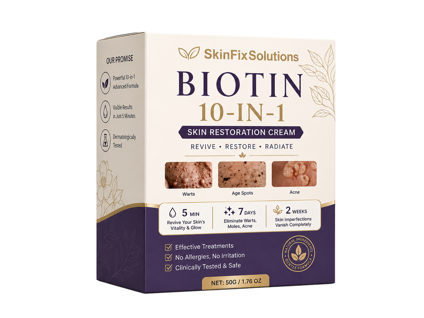 𝙎𝙠𝙞𝙣𝙁𝙞𝙭𝙎𝙤𝙡𝙪𝙩𝙞𝙤𝙣𝙨® Biotin 10-in-1 Skin Restoration Cream 🍀