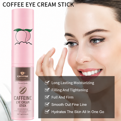 Caffeine Eye Cream Stick - Moisturizing and Restoring Skin Vitality, Eye Brightener and Corrector