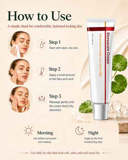 ⏳Eloreacare  Cream-Hydrating Anti-Aging Cream for Fine Lines, Dryness & Sensitive Skin