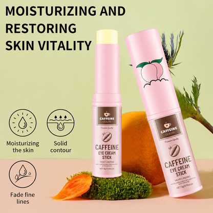 Caffeine Eye Cream Stick - Moisturizing and Restoring Skin Vitality, Eye Brightener and Corrector